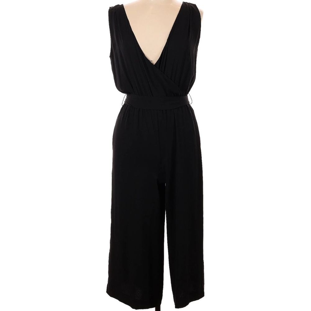 Aritzia Babaton Black Sleeveless Jumpsuit
